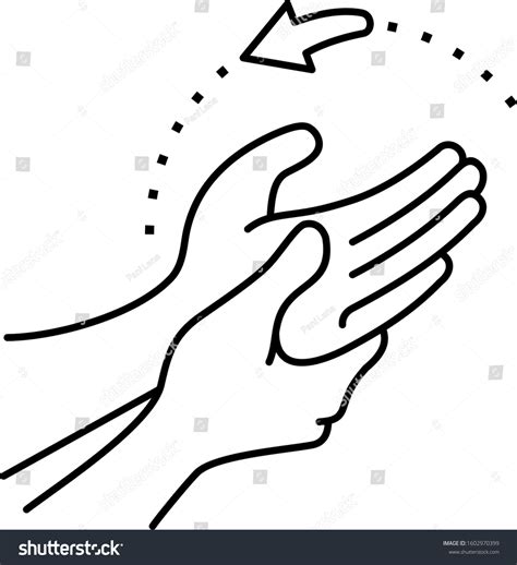 Palm Massage Line Art Icon 스톡 벡터 로열티 프리 1602970399 Shutterstock