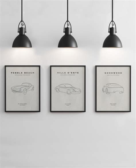 Car Line Art Poster | PRINT - Grafico Group