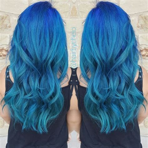 Blue Teal hair Teal Hair, Green Hair, Mermaid Hair, Rainbow Hair, One ...