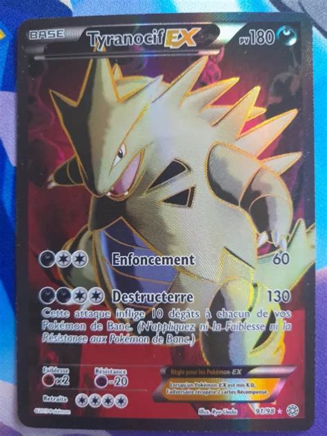 CARTE POKÉMON TYRANOCIF EX Full Art 91 98 Origines Antiques Sortie