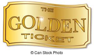 Golden ticket clipart – Clipartix