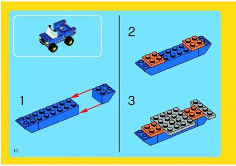 Lego Instructions For Set 5898 Cars Building Set Bricks And More None