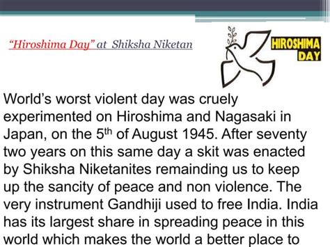 Hiroshima day | PPT | Free Download