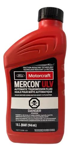 Aceite Caja Automática Atf Mercon Ulv Ford Motorcraft 946 Ml