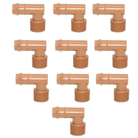 10pcs 1 2” 3 4” Coupling Drip Irrigation Fittings Barbed Drip Coupler