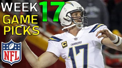 Nfl Game Picks Week 17 Nfl Highlights Youtube