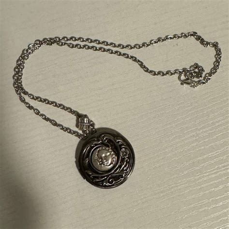 Compass Locket Necklace True North Locket Necklace Art Pendant Compass ...