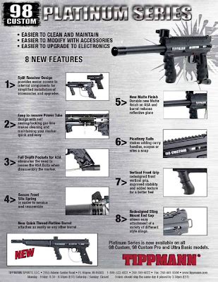 Tippmann Paintball Guns Tippmann Introduces Next Generation 98 Custom