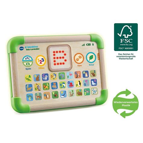 Vtech Interaktives Holz Lerntablet Lern Tablets Technik