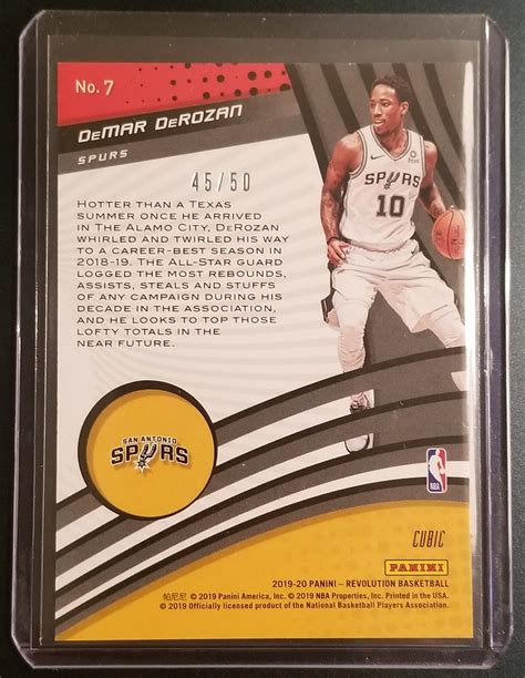 Panini Revolution Vortex Demar Derozan Cubic Flickr