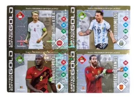 4 Tarjetas Edición Limitada Road To Qatar 2022 Panini Messi Cuotas