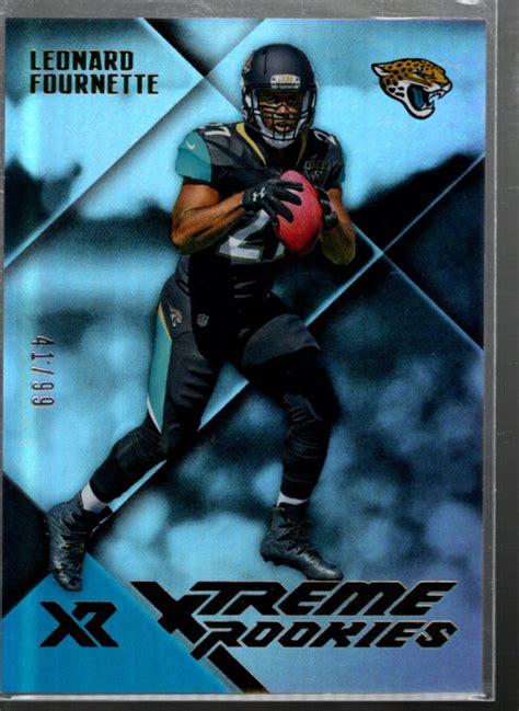 B Panini Xr Xtreme Rookies Leonard Fournette Nm Mt