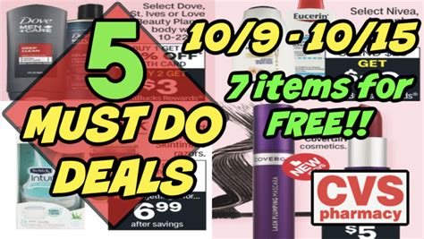 5 MUST DO CVS DEALS 10 9 10 15 Grab 7 Items For FREE Savvy