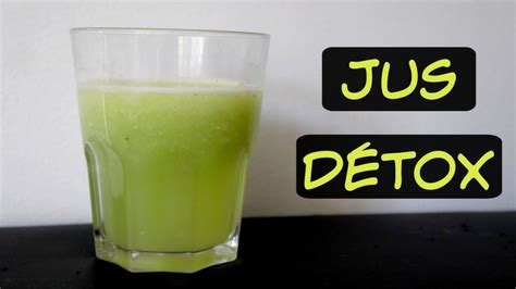 Jus Détox Concombre Citron Gingembre Youtube