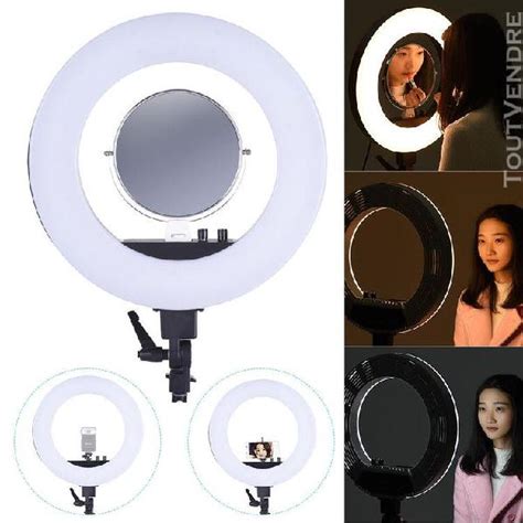 Andoer Pouces Led Video Light Ring Fill In Lamp Studio Ph En France