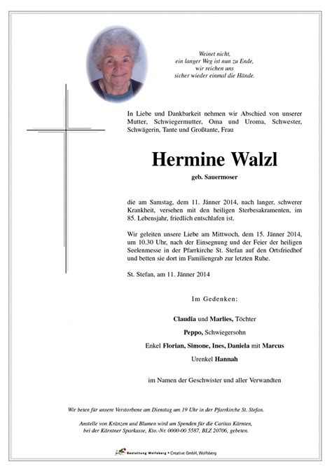 Parte F R Hermine Walzl Pax Requiem