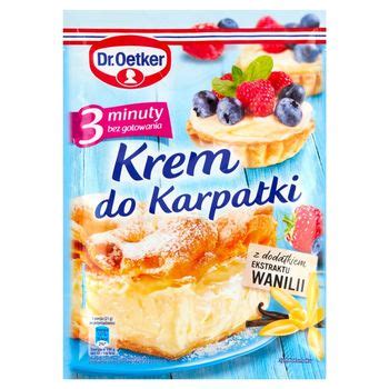 Dr Oetker Krem Do Karpatki Minuty G Zakupy Online Z Dostaw Do