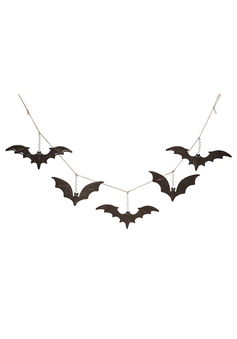 Metal Bat Banner Decoration