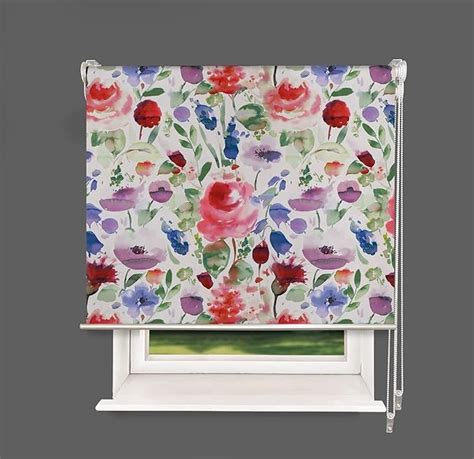 Lister Cartwright Floral Double Blackout Roller Blind Privacy Shades