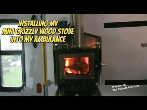 Installing Cubic Mini Grizzly Wood Stove Youtube