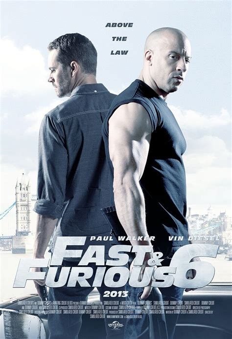 Fast And Furious 6 Movie Poster