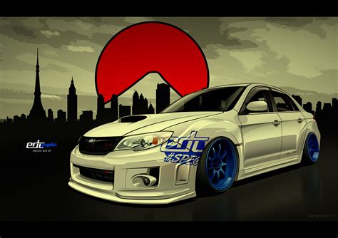 Subaru Impreza Wrx Sti Vector Edcgraphic By Edcgraphic On Deviantart