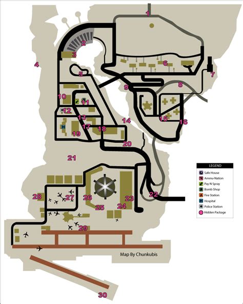 Grand Theft Auto Liberty City Map