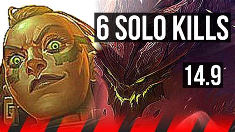 ILLAOI Vs MALPHITE TOP 6 Solo Kills 7 1 1 500 Games Dominating