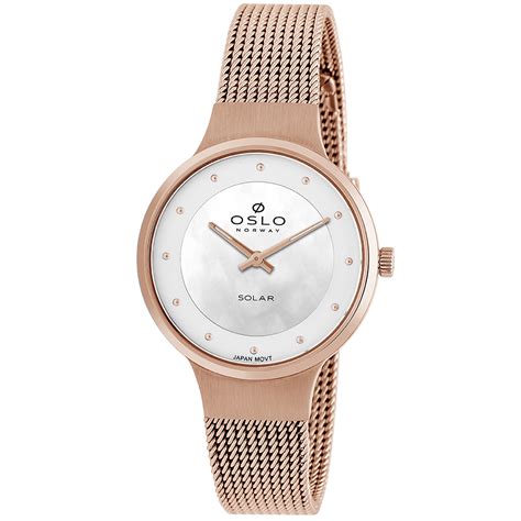 Relogio Oslo Feminino Solar Ofrsssvs Rosegold Rel Gios Oslo