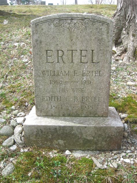 William Elmer Ertel Sr 1864 1936 Memorial Find A Grave