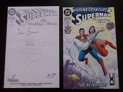 Comicsvalue Superman The Wedding Album 1996 Signed By Many