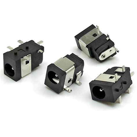 3 Pin Terminal Welding Power Female Connector Type Pcb Jack Socket