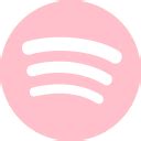 Pink spotify icon - Free pink site logo icons