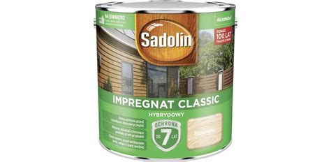 Impregnat Classic Hybrydowy Bezbarwny 2 5L Sadolin SADOLIN Sklep