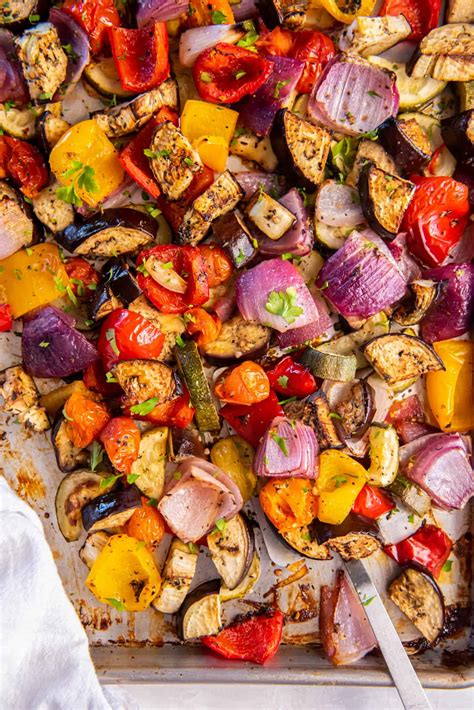 Mediterranean Roasted Vegetables Spoonful Of Flavor