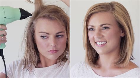 How To Get The Perfect Blowout Hair Tutorial Youtube