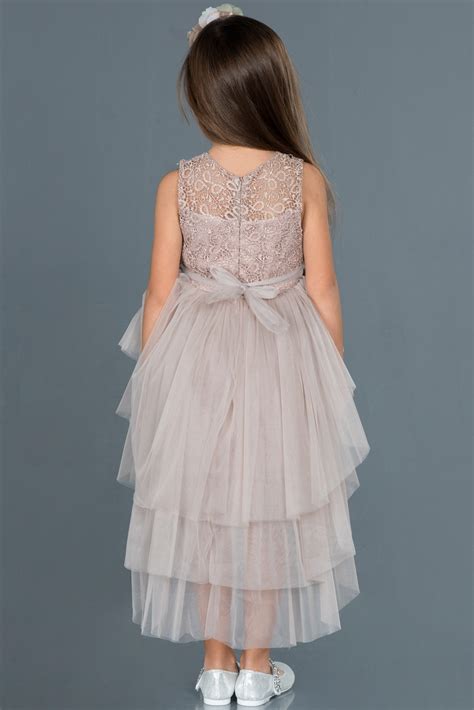 Abendkleid für Kinder Lang Lila ABU1139 Abiyefon