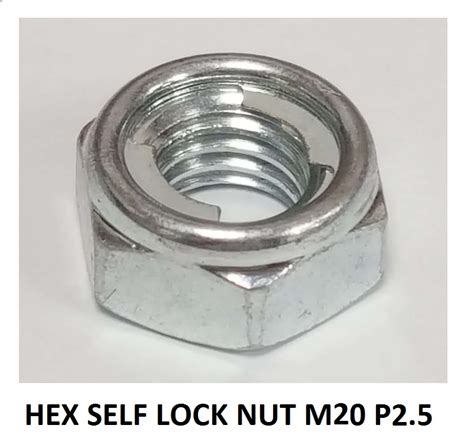 All Metal Self Lock Nut M P Zinc Plated Taiwantrade