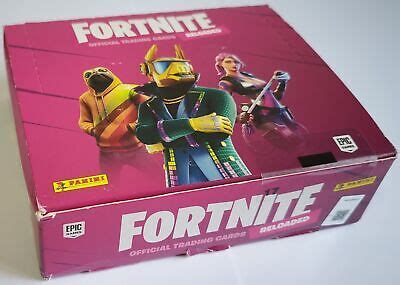 Fortnite Reloaded Trading Cards Box 18 Bustine Panini EBay