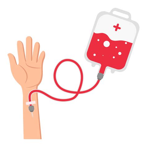 Blood Transfusion Cartoon Vector Object 4557470 Vector Art At Vecteezy