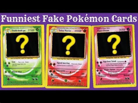 Funniest Fake Pokemon Cards