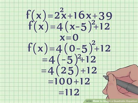 How to Graph a Quadratic Equation: 10 Steps (with Pictures)