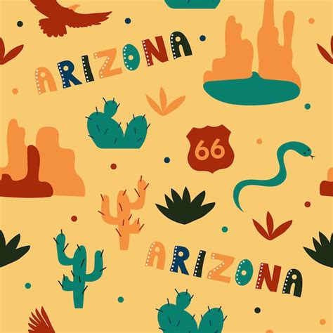 Premium Vector Usa Collection Vector Illustration Of Arizona Theme