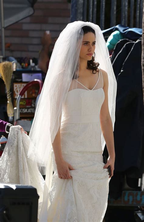 EMMY ROSSUM in Wedding Dress on the Set of Shameless in Los Angeles 12 ...