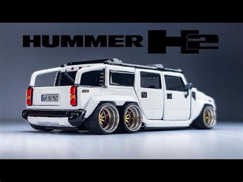 monstrous  wheeled hummer      custom diecast build