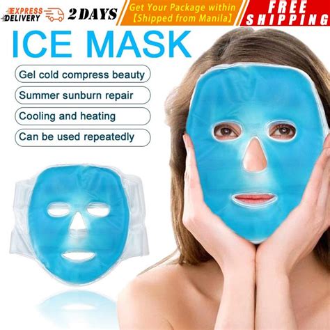 Ice Gel Face Mask Anti Wrinkle Relieve Fatigue Skin Firming Spa Hot Cold Therapy Ice Pack