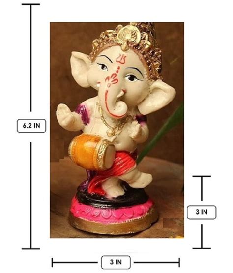 Home Artists Resin Lord Ganesha 13 Cm Idol Buy Home Artists Resin