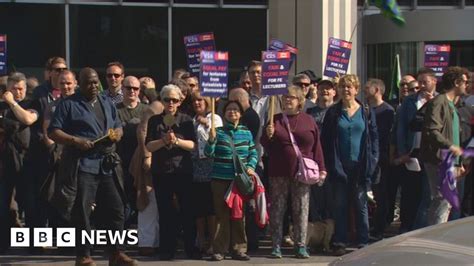 College Disruption As Lecturers Strike Over Pay Bbc News