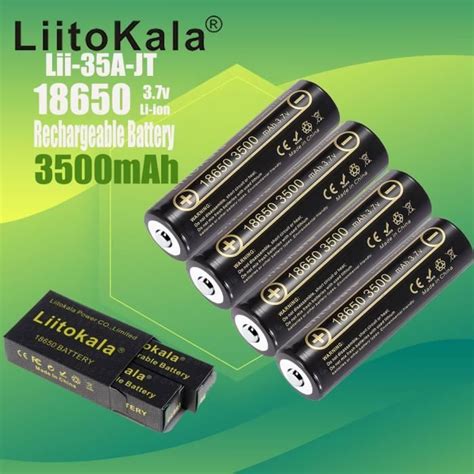 Pcs Liitokala Batterie Au Lithium Lii A Batterie