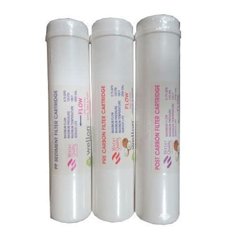 Wellon Sediment Filter Post Carbon Filter Pre Carbon Filter Inline